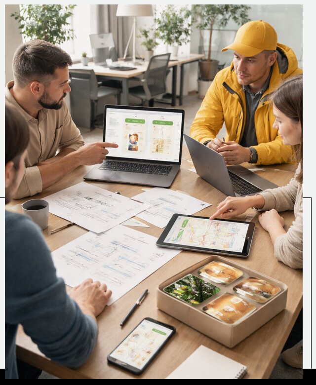 Разработка агрегатора доставки еды в Новокуйбышевске от 15363 р., АвикейНвб