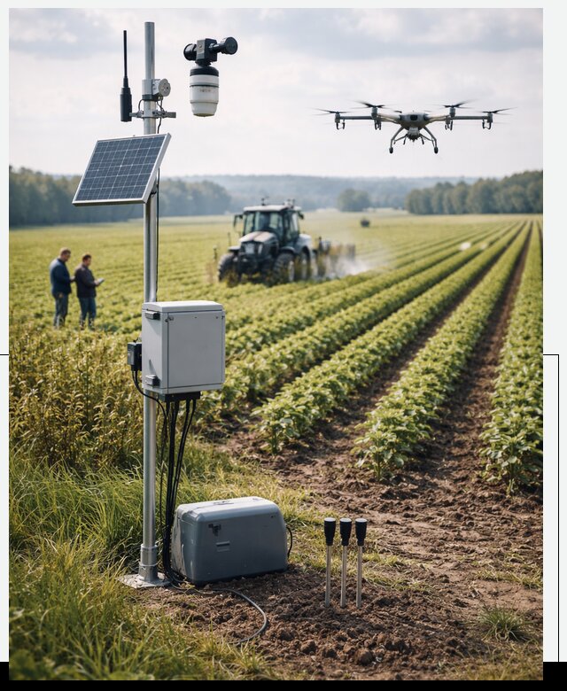 Разработка IoT мониторинга полей в Новокуйбышевске от 8706 р. | АвикейНвб